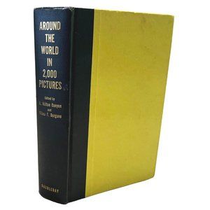 Around The World In 2000 Pictures Milton Runyon 1959 Hardcover World Tourism